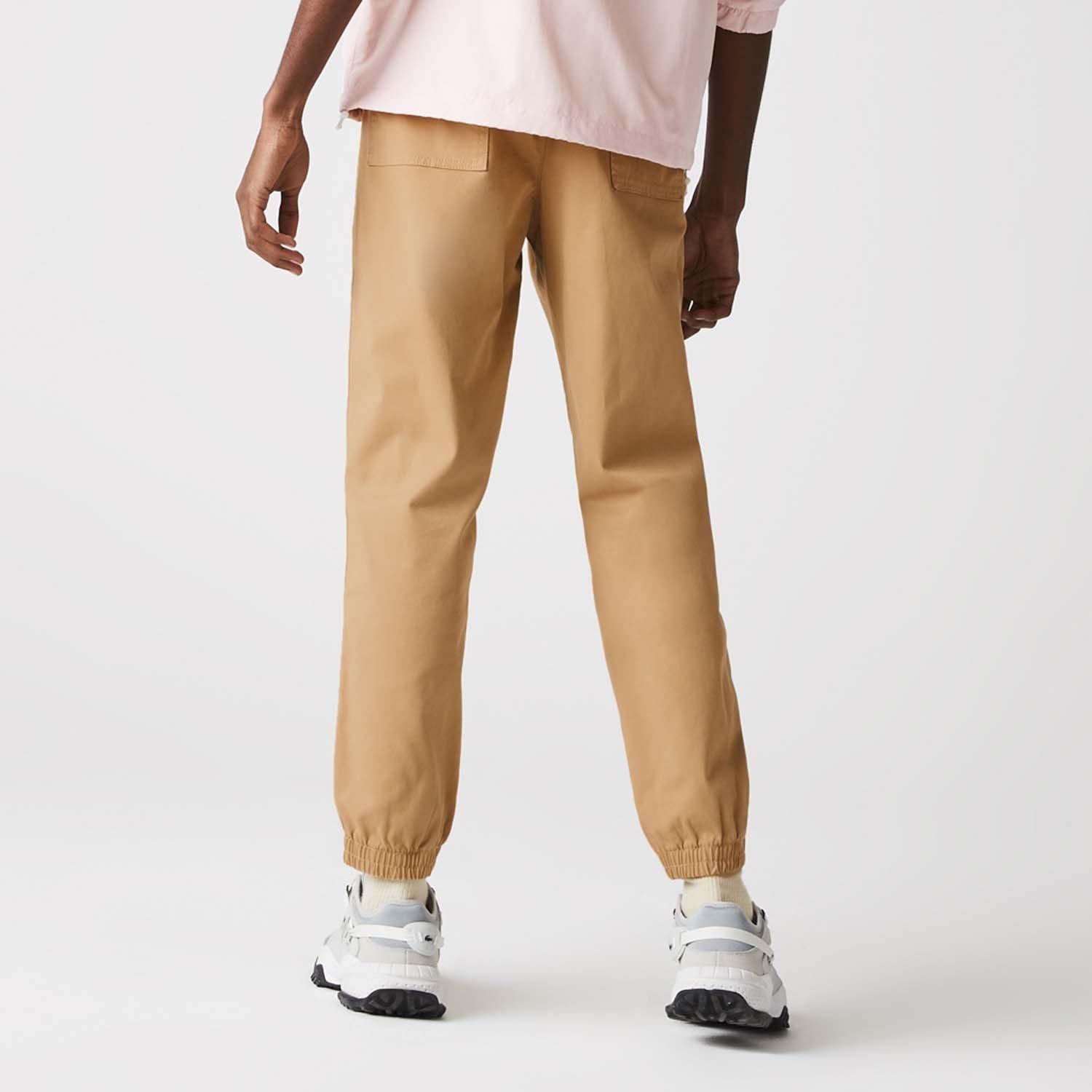 Beige - Lacoste - Regular Fit Pants - 2