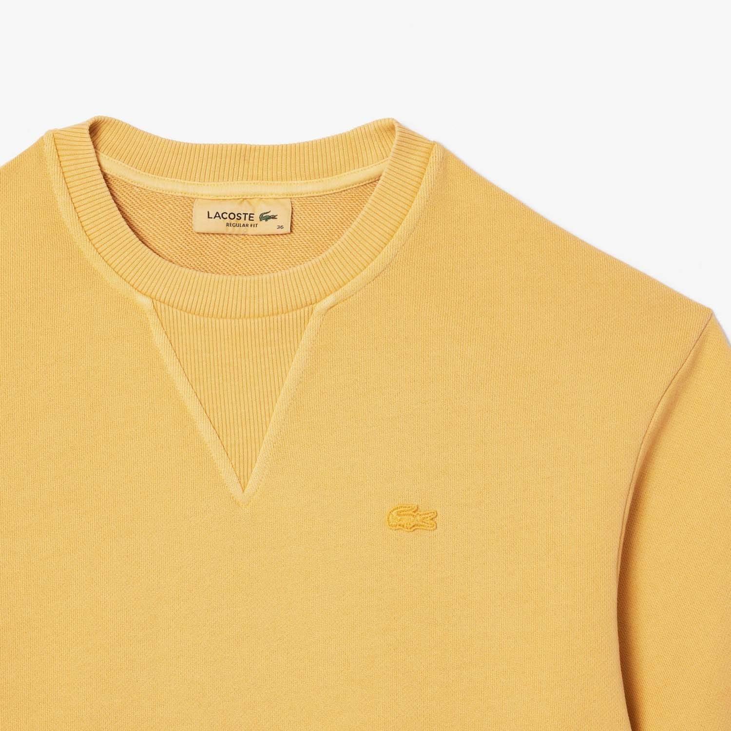 Orange - Lacoste - Natural Dyed Fleece T-Shirt - 2