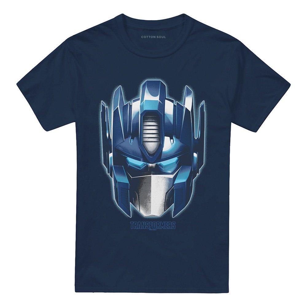 Navy - Hasbro - Transformers Generations Optimus Large Face T-Shir - 4