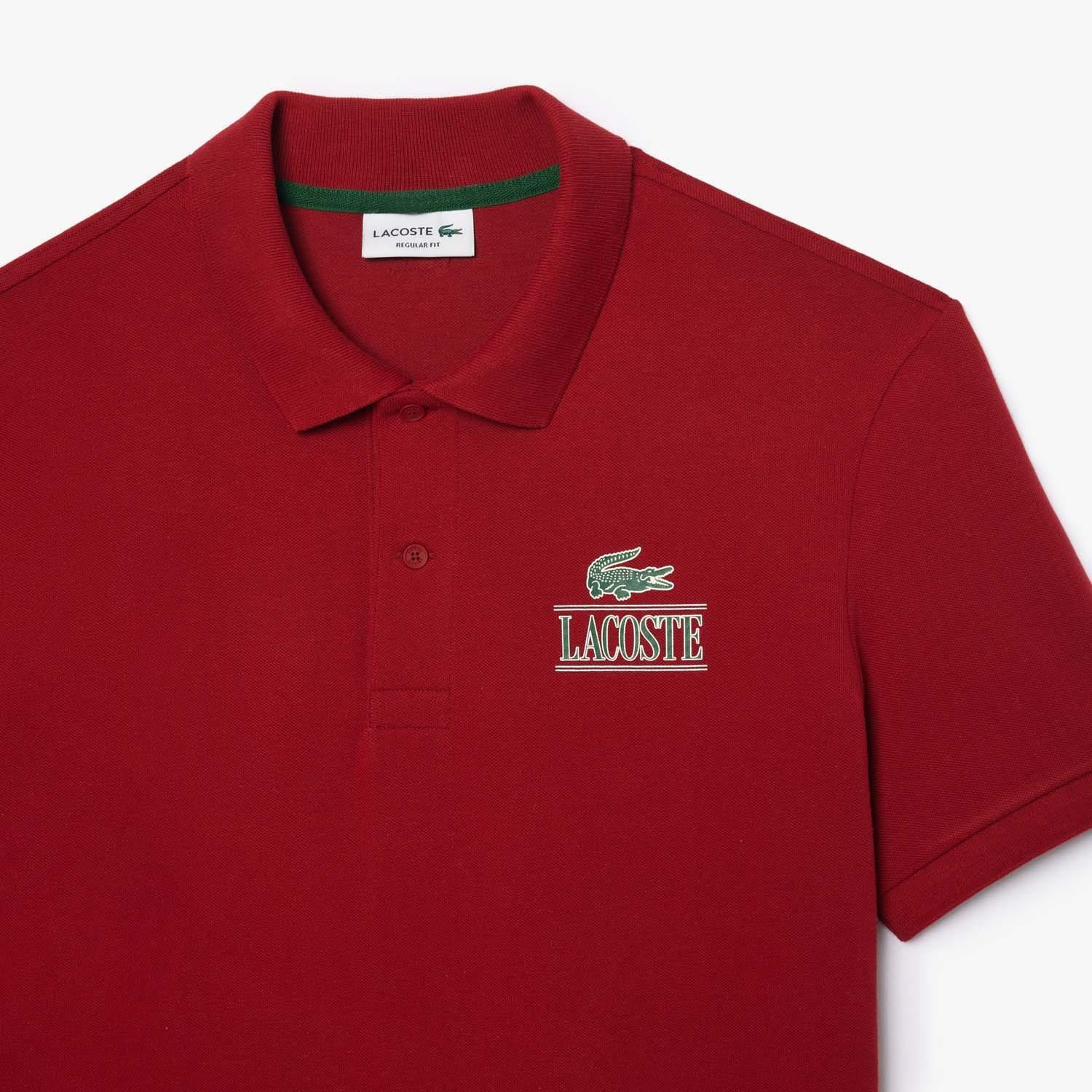 Red - Lacoste - Regular-Fit Stretch Mini Piqu¿ Polo Shirt - 4