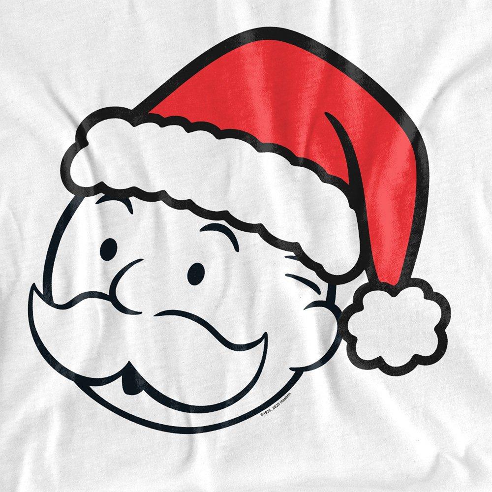 White - Monopoly - Hasbro Santa Hat T Shirt White - 2