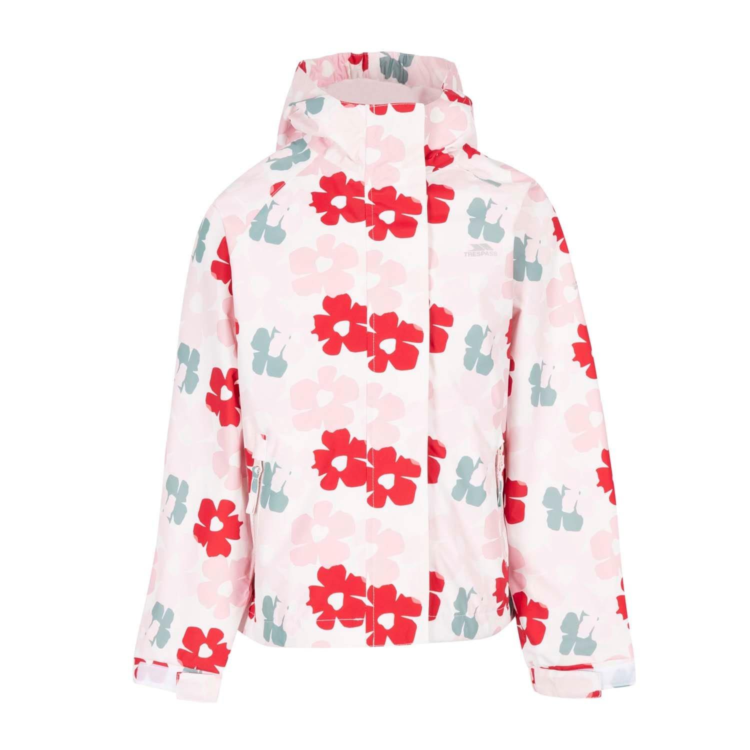 Red - Trespass - Hopeful Waterproof Jacket - 1