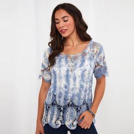 Joe Browns Ladies Paisley Crochet Top