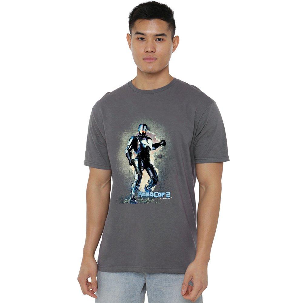 Grey - Other - Robocop Break On Through T Shirt Charcoal - 1