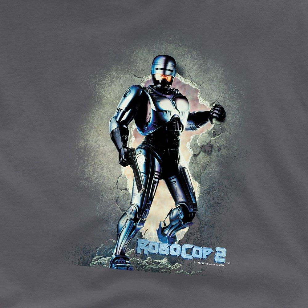 Grey - Other - Robocop Break On Through T Shirt Charcoal - 2