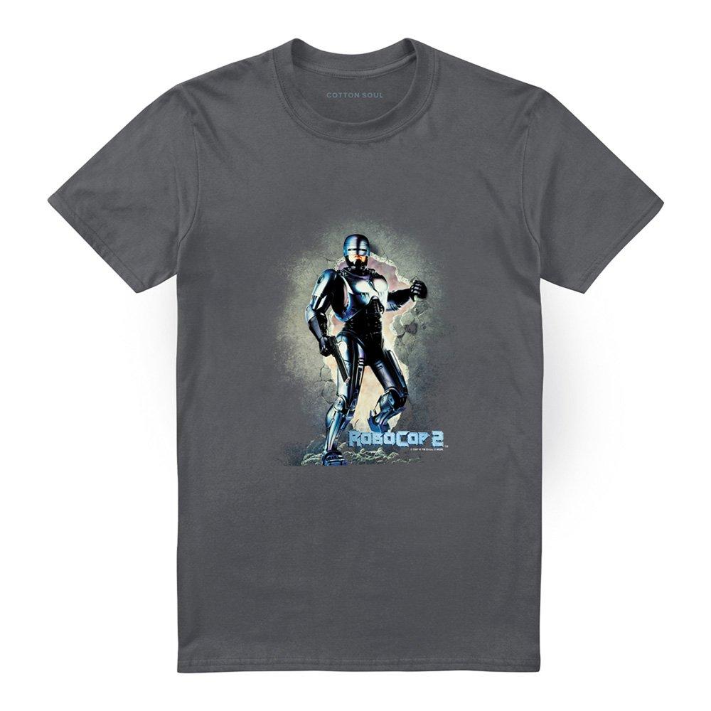 Grey - Other - Robocop Break On Through T Shirt Charcoal - 4