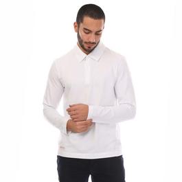 Belstaff Stretch Cotton Challenger Long Sleeve Polo Shirt