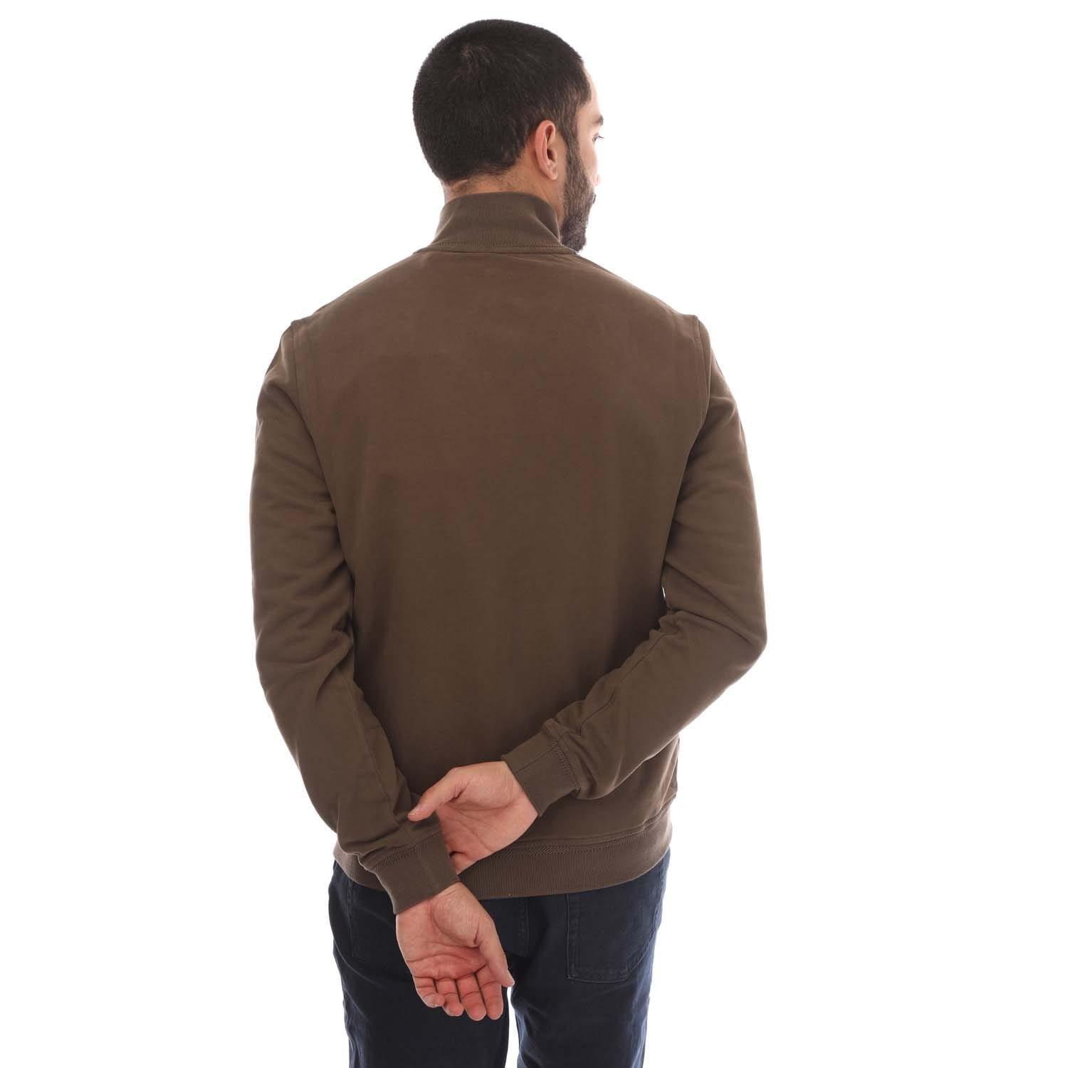 Brown - Belstaff - Cotton Fleece Full Zip Sweatshirt - 2