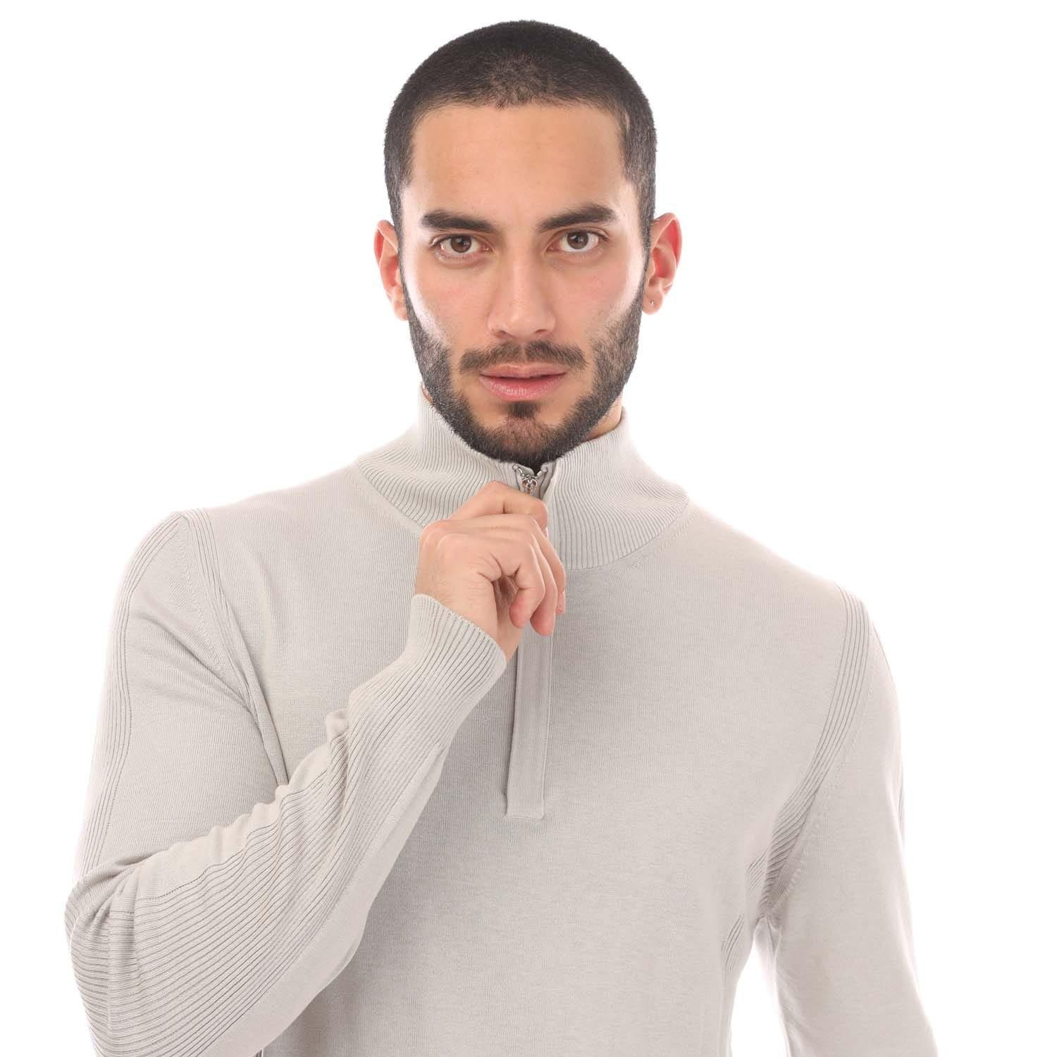 Grey - Belstaff - Cotton Silk Blend Challenger Sweater - 3