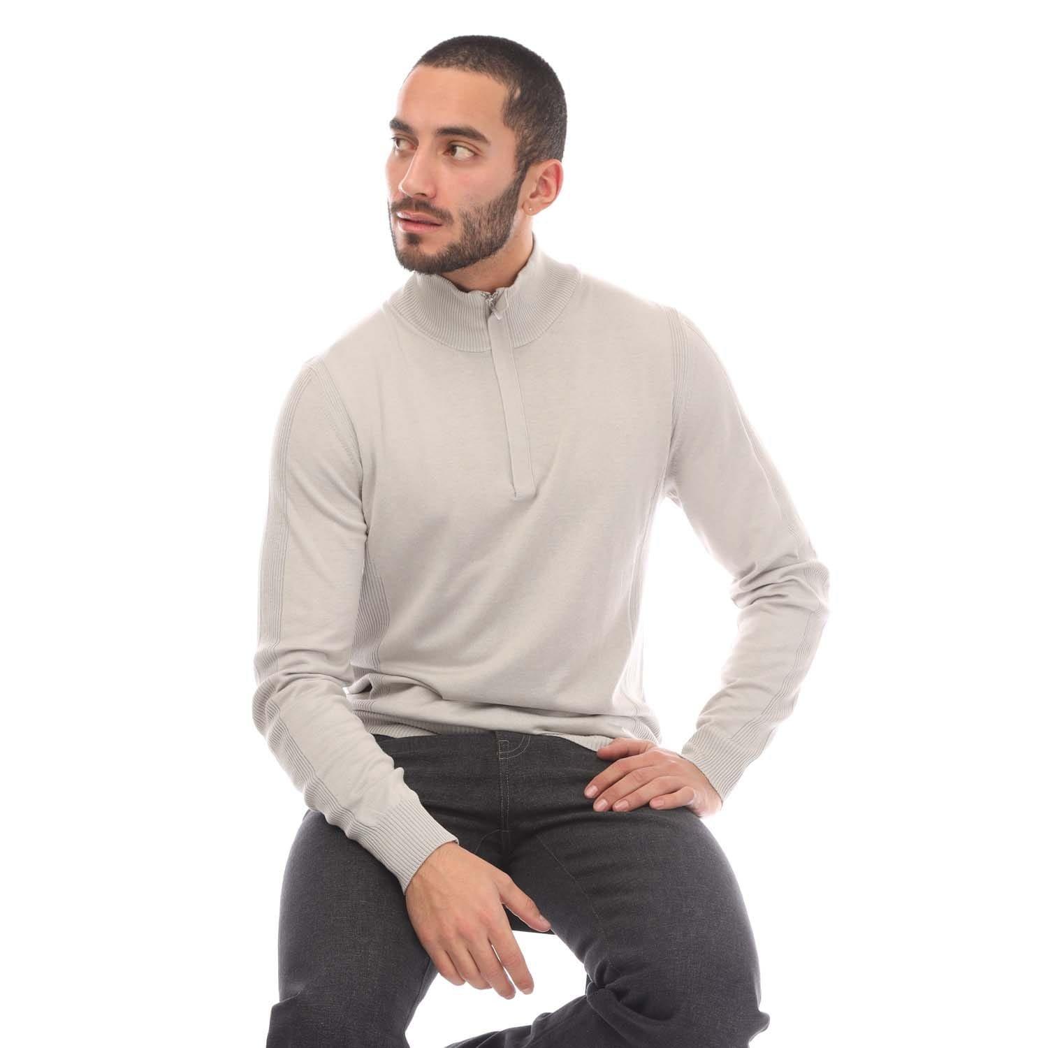 Grey - Belstaff - Cotton Silk Blend Challenger Sweater - 4