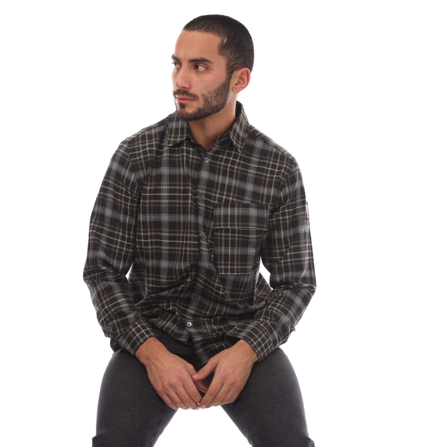 Charcoal - Belstaff - Shadow Plaid Cotton Scale Shirt - 4