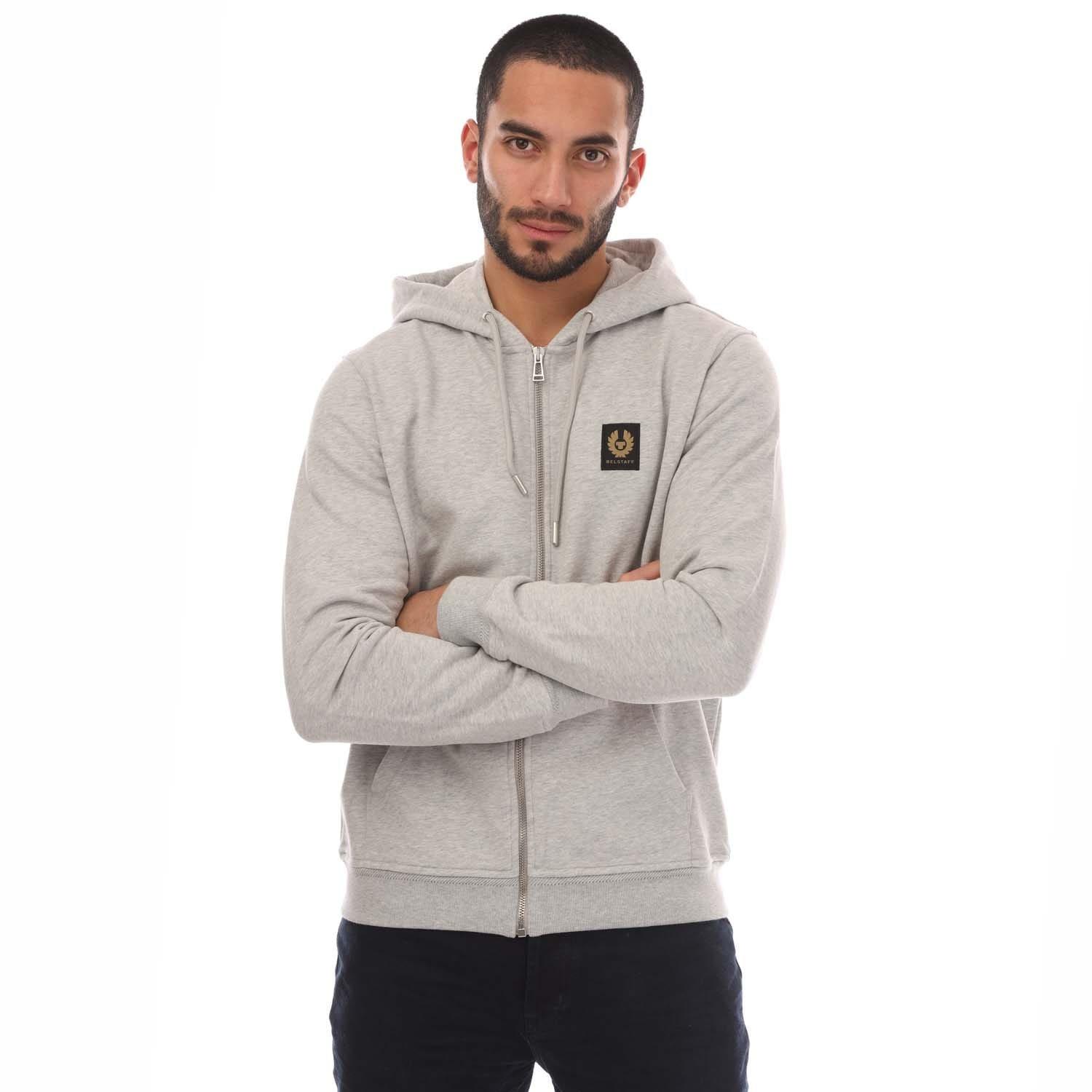 Silver - Belstaff - Full-Zip Hoodie - 1