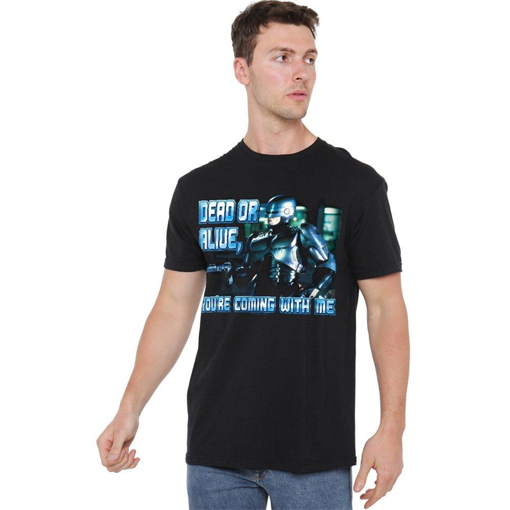 Black - Other - Robocop Dead Or Alive T Shirt Black - 1
