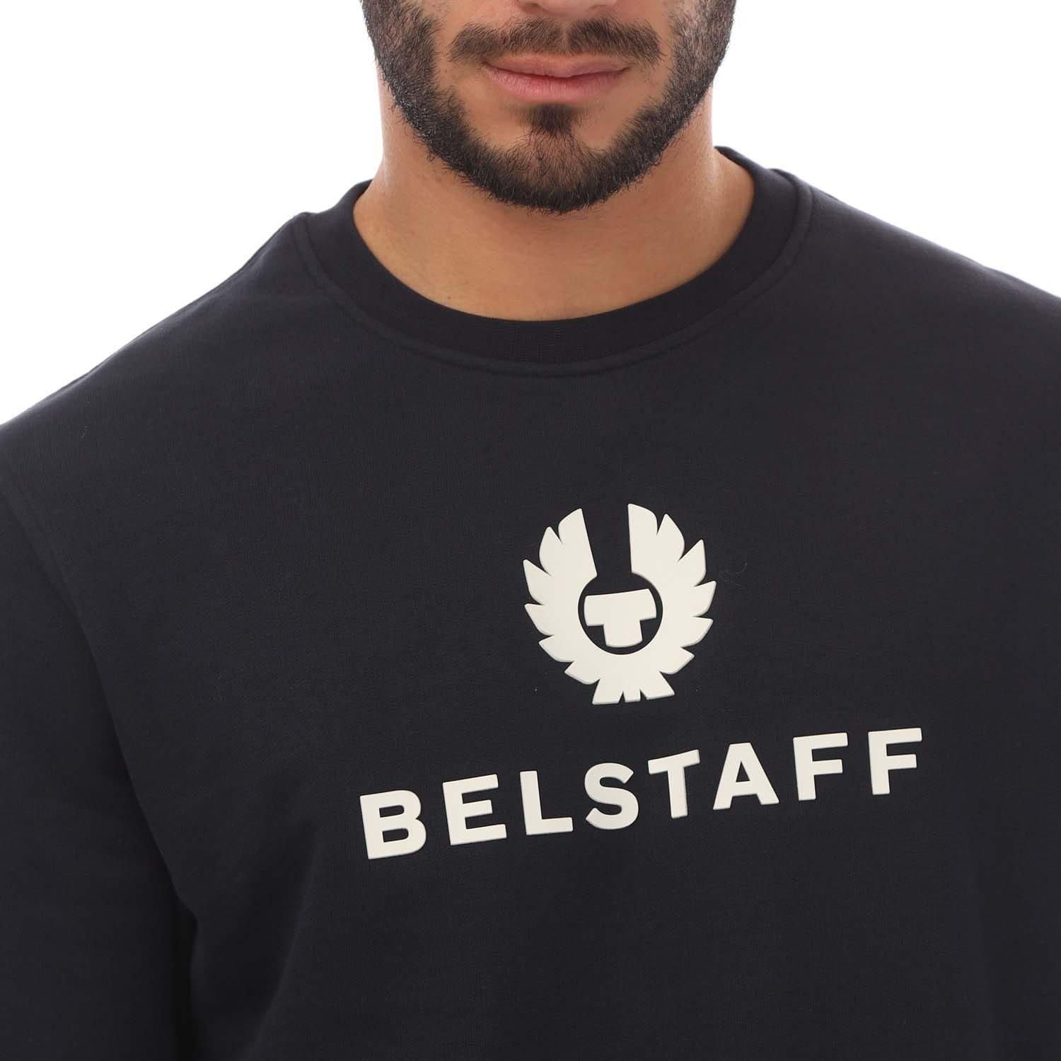 Navy - Belstaff - Signature Crewneck Sweatshirt - 3