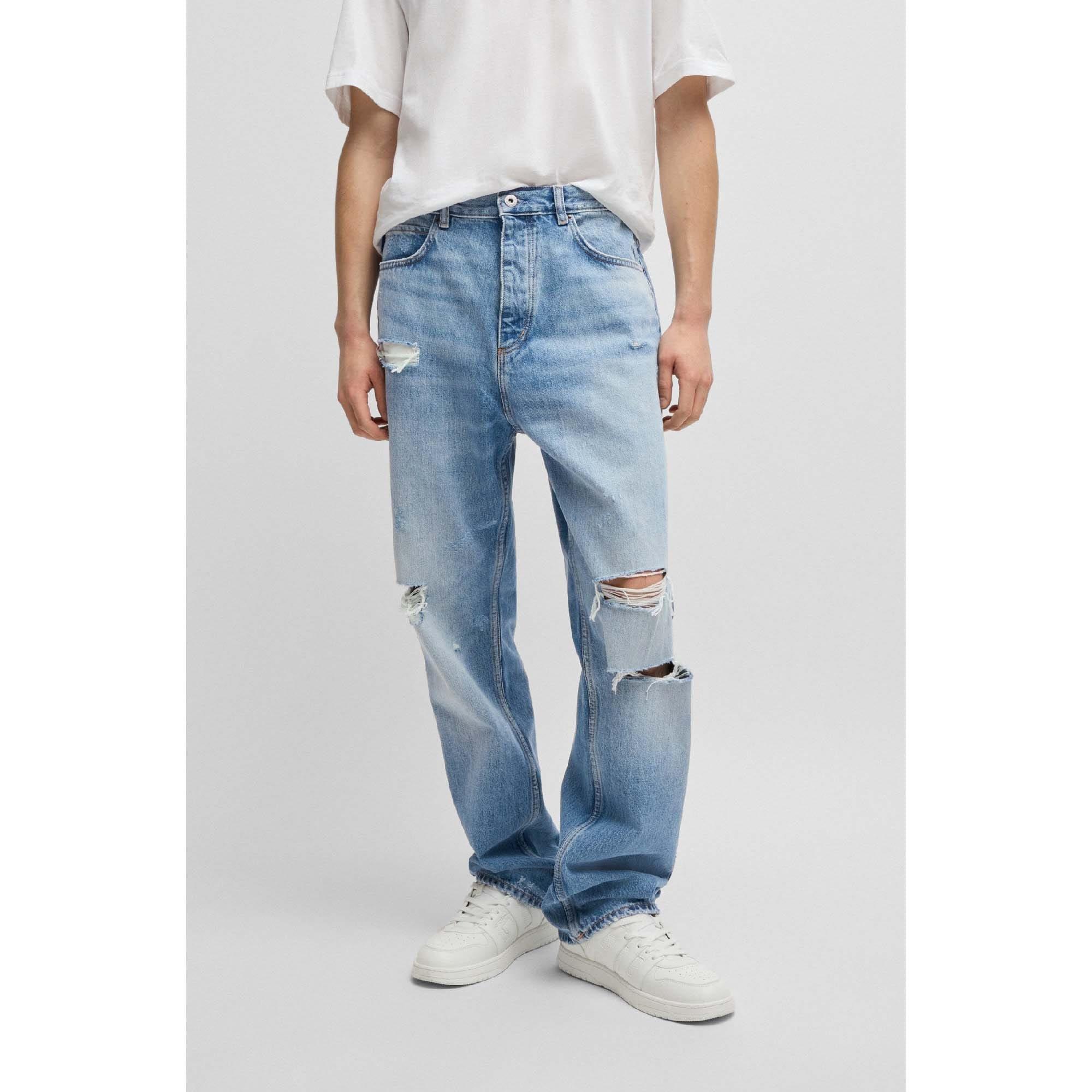Blue - Hugo - Nate Baggy-Fit Jeans - 7