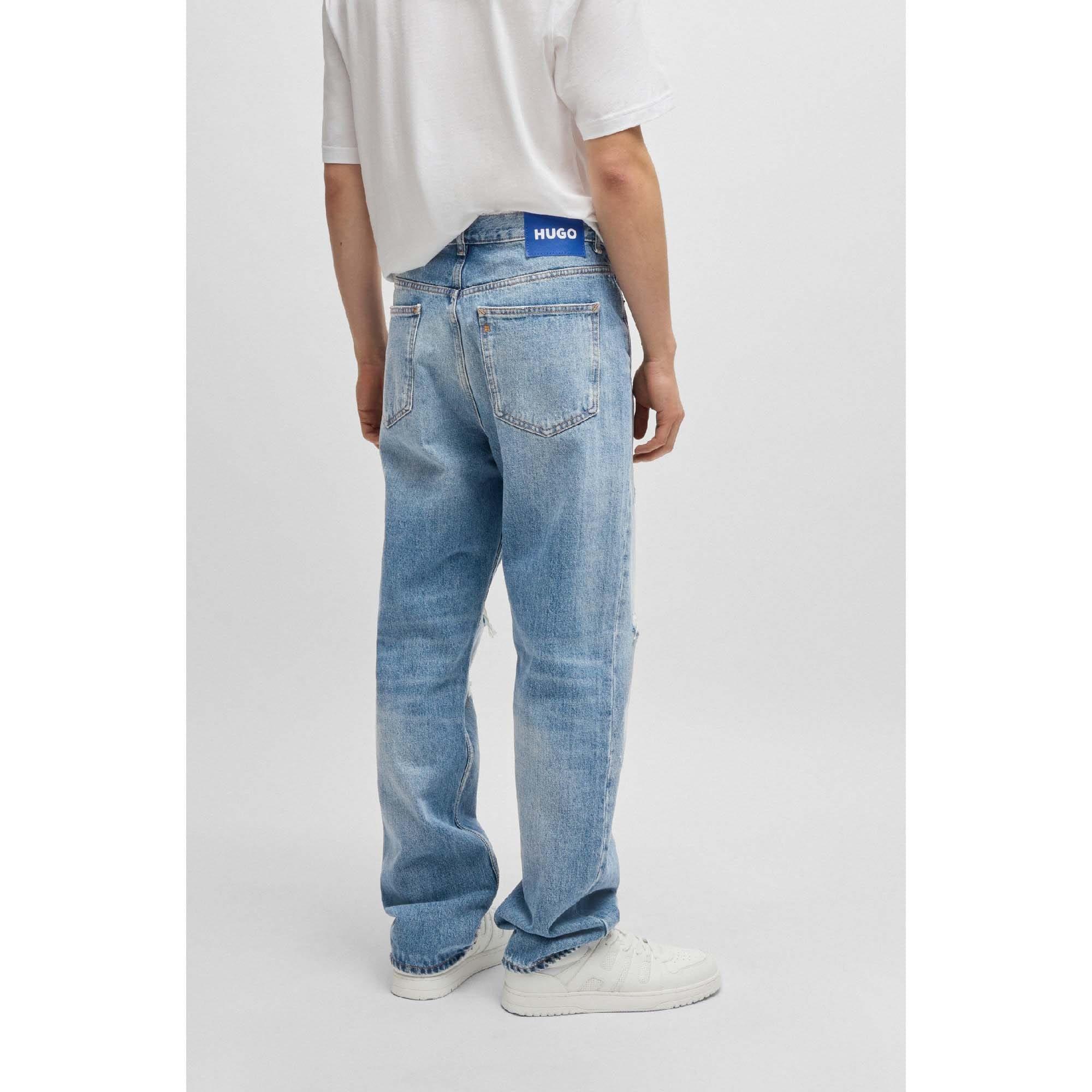 Blue - Hugo - Nate Baggy-Fit Jeans - 8