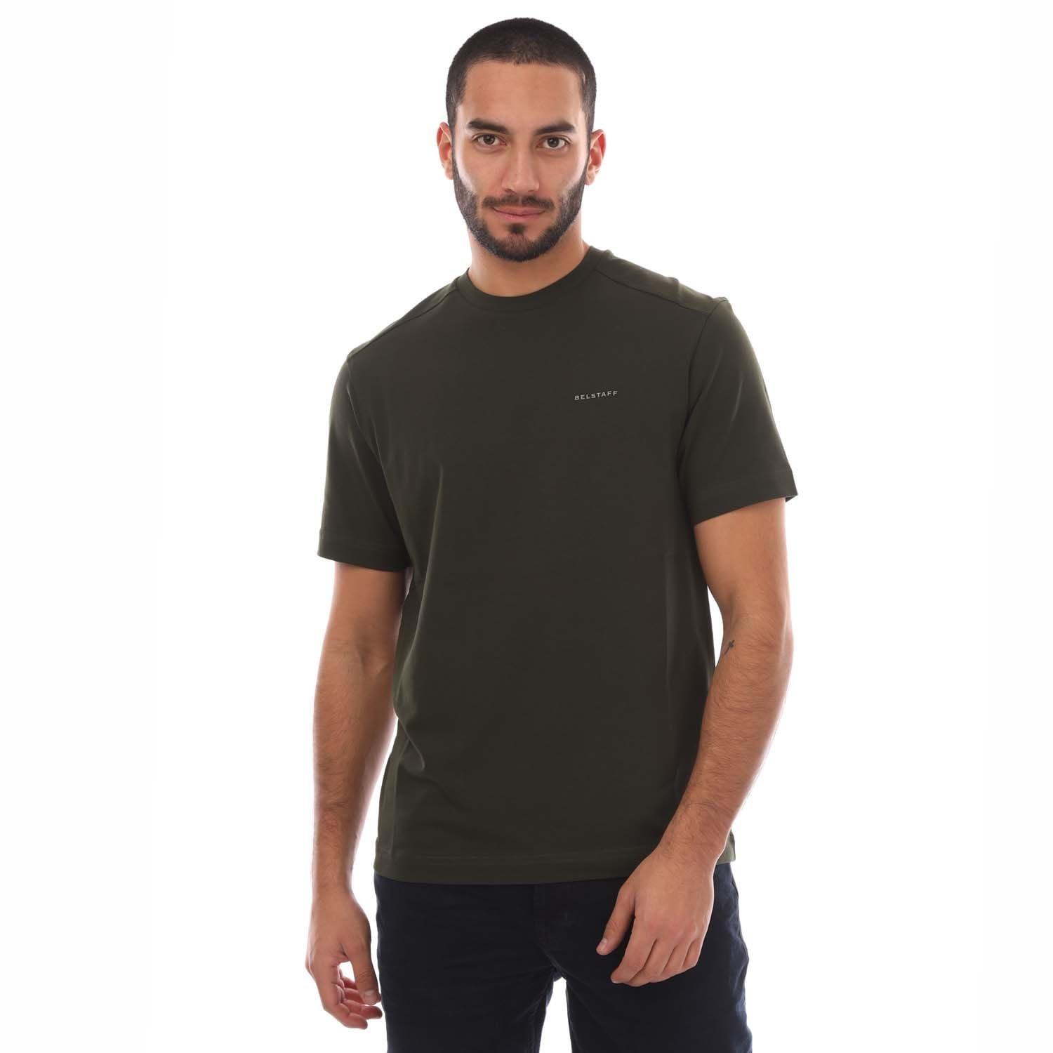 Green - Belstaff - Cotton Jersey Alloy T-Shirt - 1