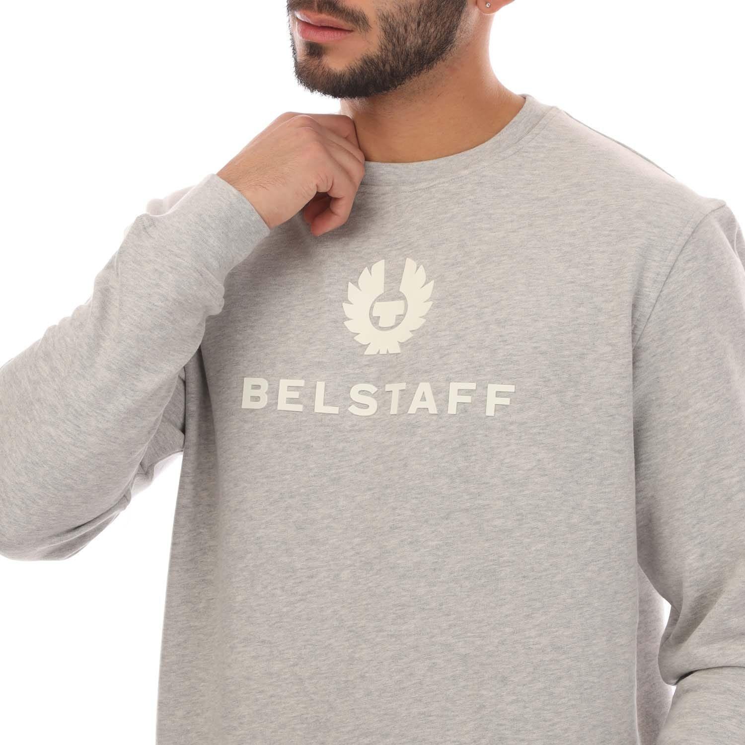 Silver - Belstaff - Signature Crewneck Sweatshirt - 3