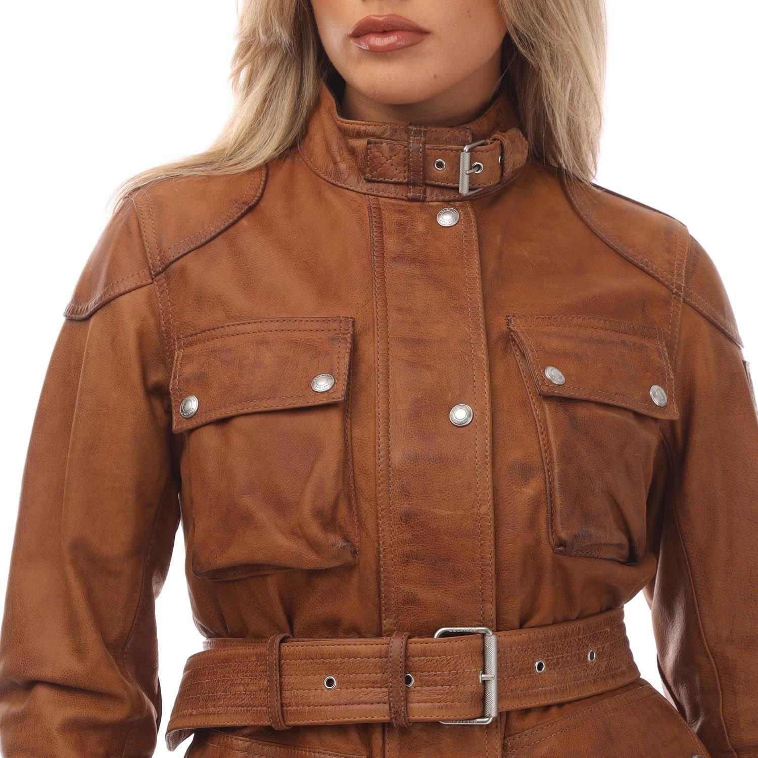 Brown - Belstaff - Legacy Trialmaster Panther Jacket - 3