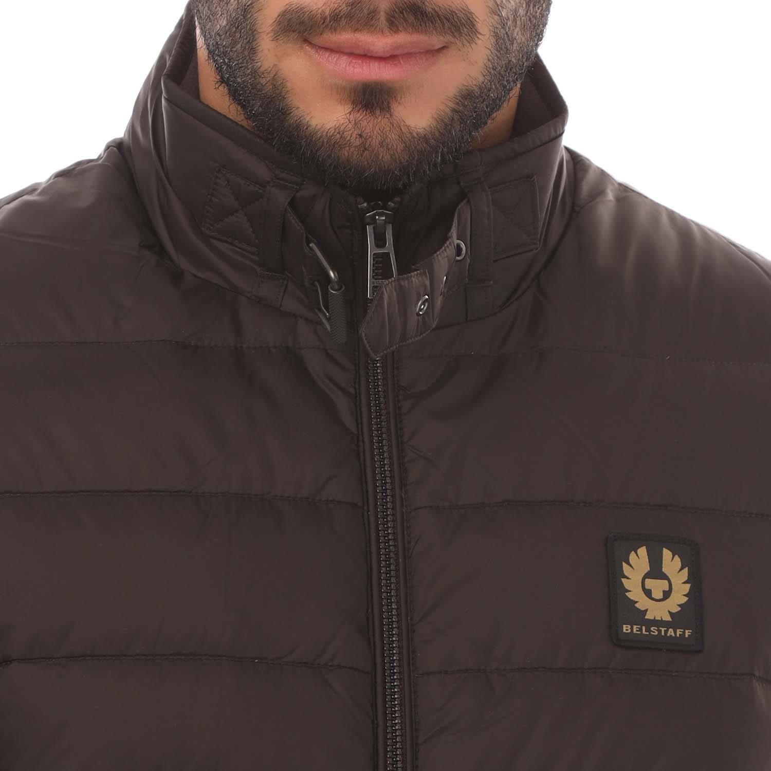 Brown - Belstaff - Down Filled Nylon Circuit Gilet - 3