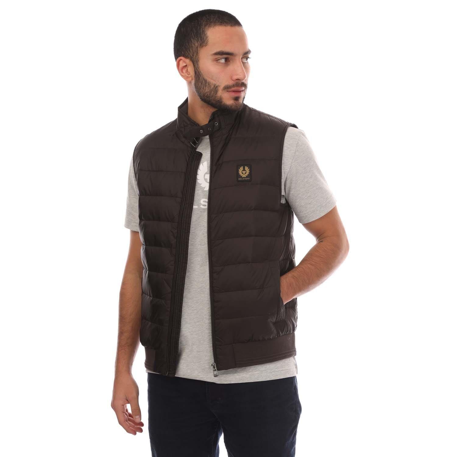 Brown - Belstaff - Down Filled Nylon Circuit Gilet - 4