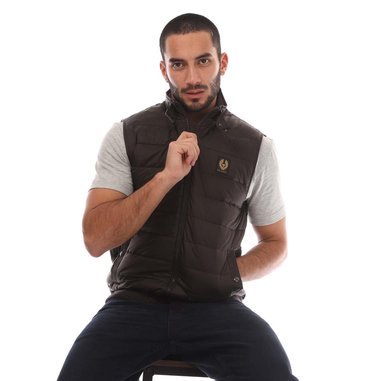 Brown - Belstaff - Down Filled Nylon Circuit Gilet - 5