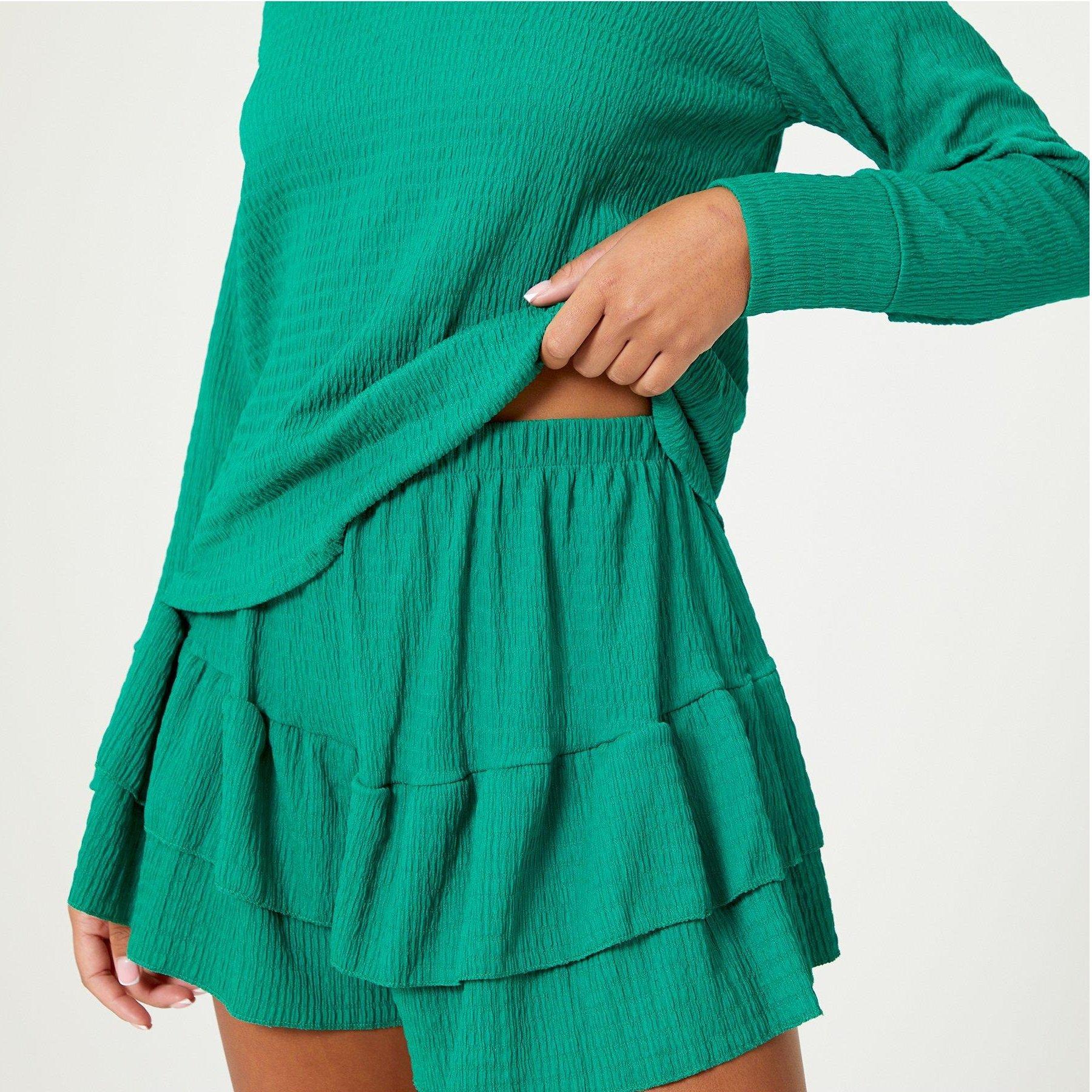 Green - Be You - Collar Top and Shorts Set Womens - 5