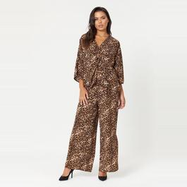 Be You Ladies Crinkle Top and Trouser Co ord Set