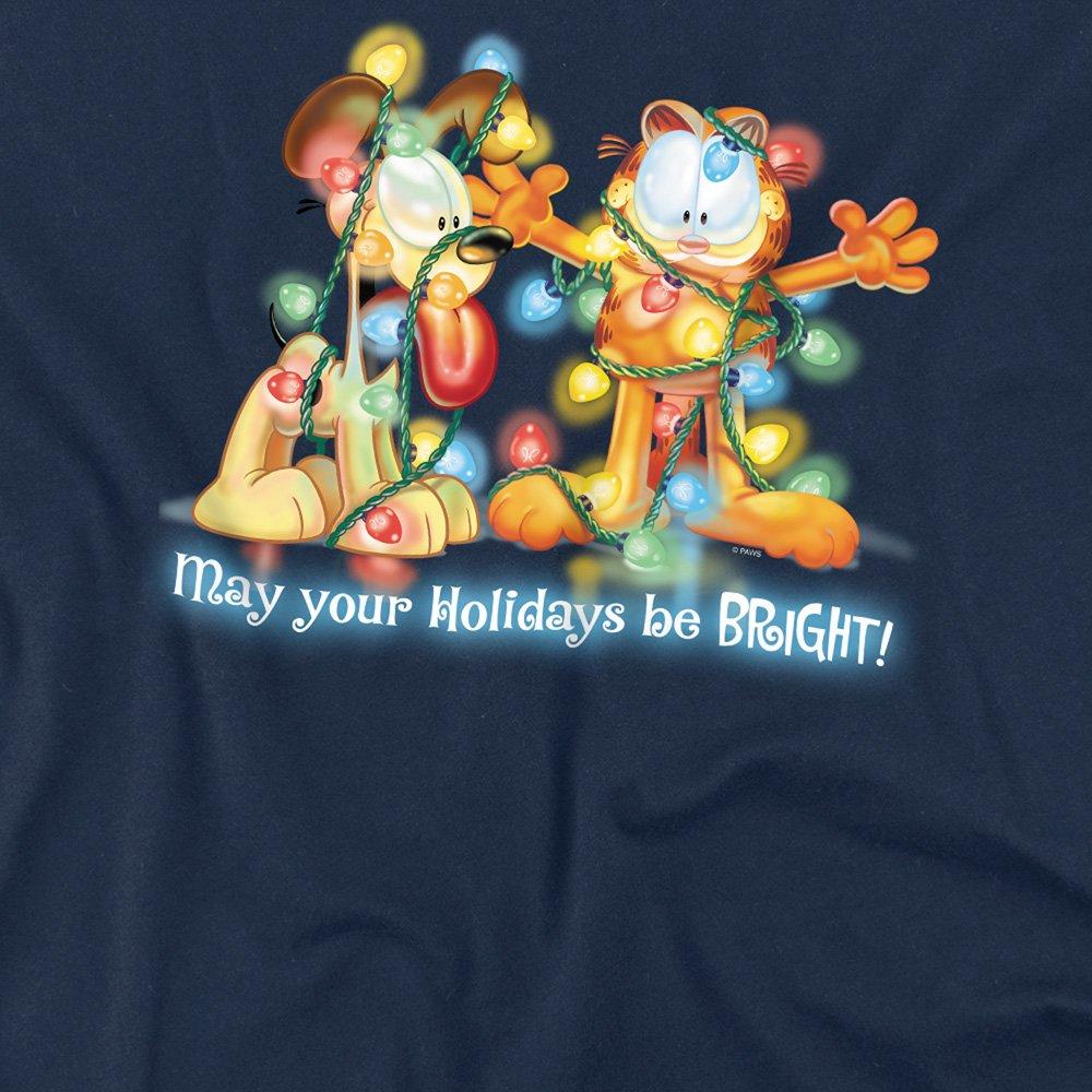 Navy - Garfield - Garfield Bright Holidays T Shirt Navy - 2