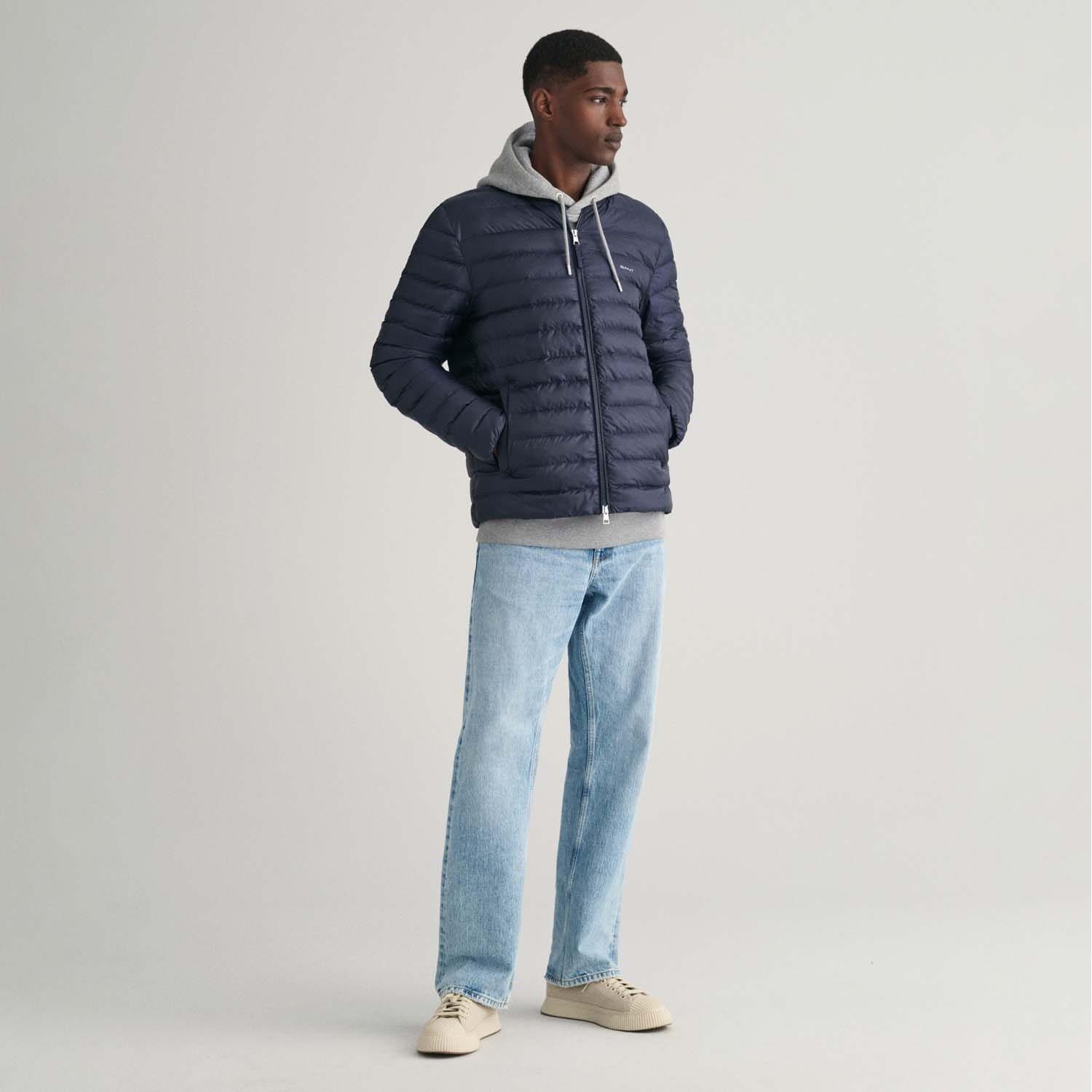 Blue - Gant - Light Padded Bomber Jacket - 2