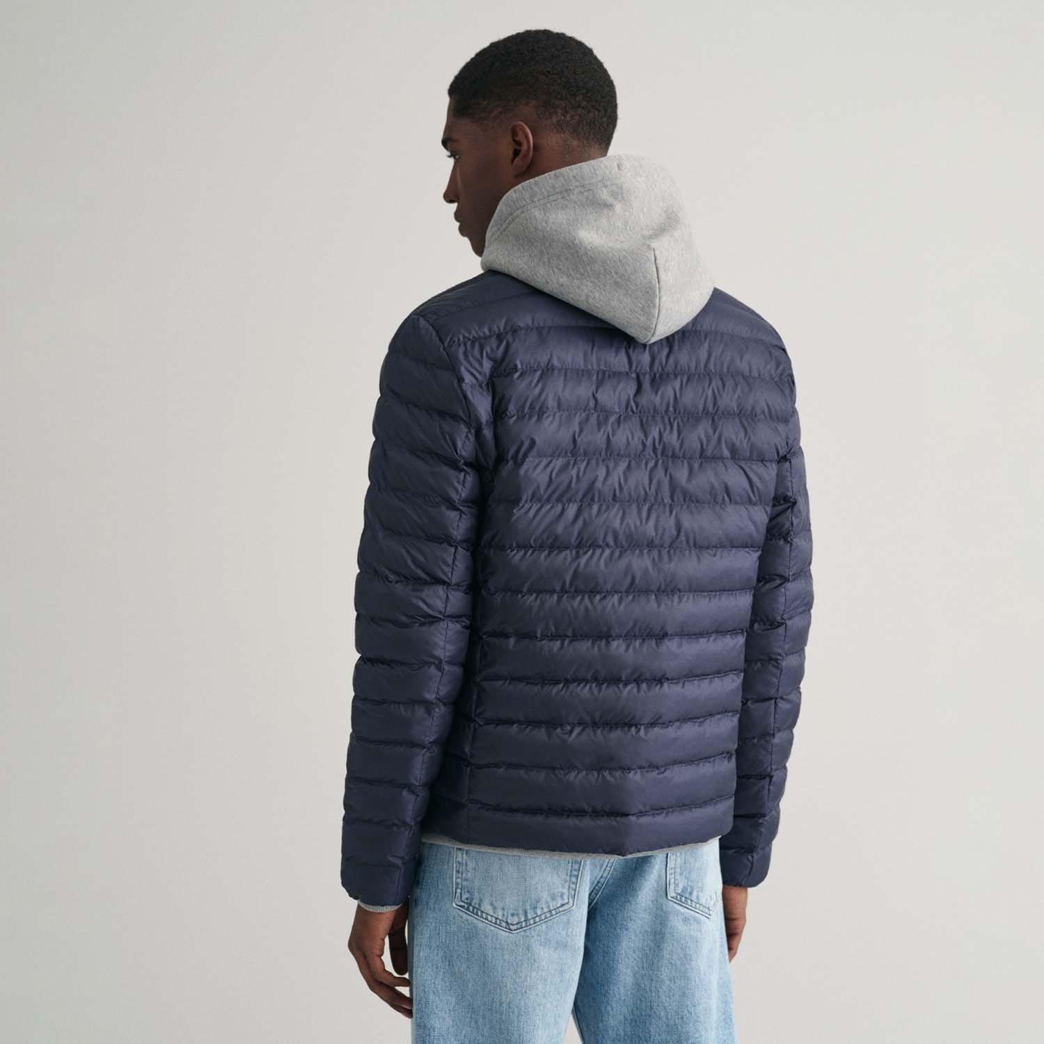 Blue - Gant - Light Padded Bomber Jacket - 4