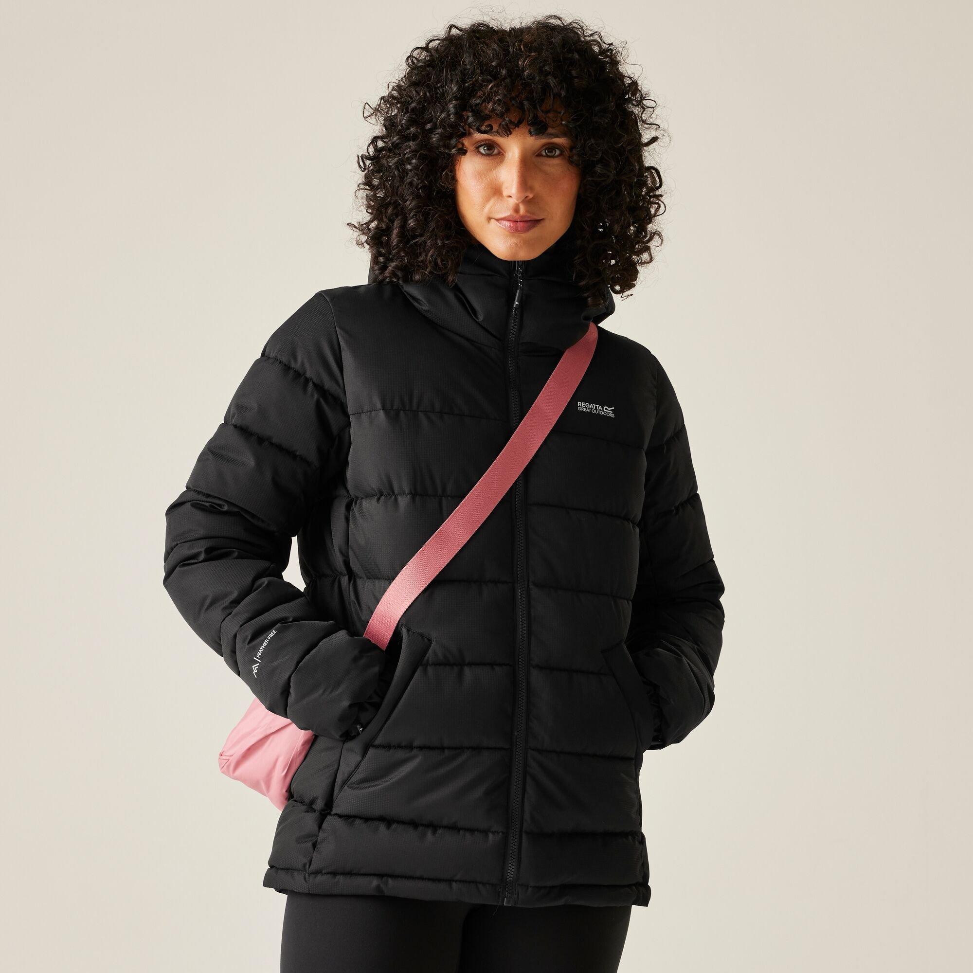 Regatta Women's Aldthorn Synthetic Down Insulated Weatherproof Quilted Jacket - Black - 14