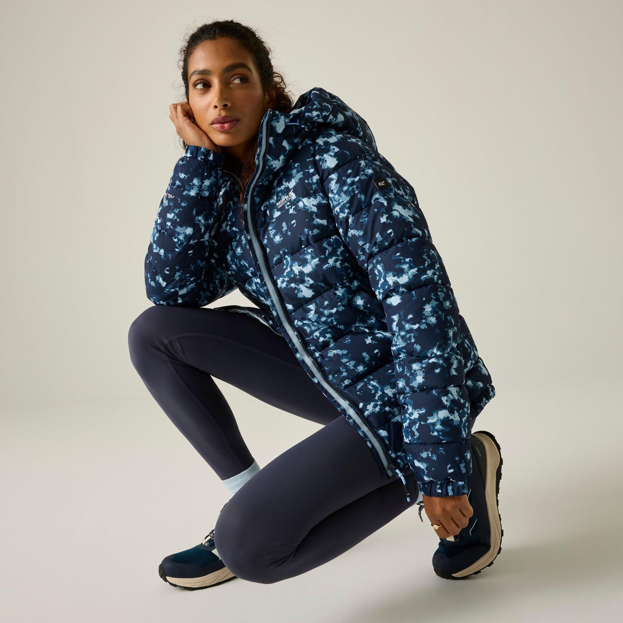 Regatta Women's Navy Print Aldthorn Padded Jacket - Image 4