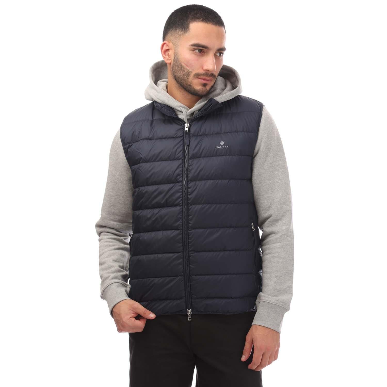 Blue - Gant - Light Down Gilet - 1