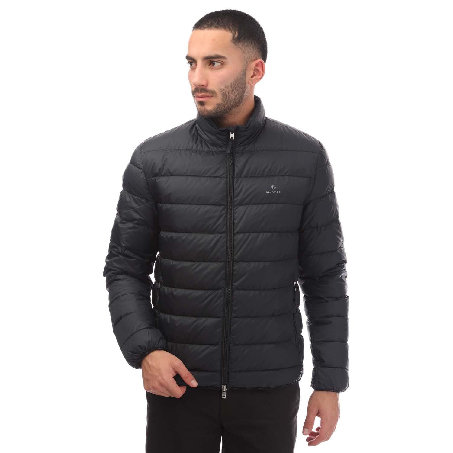 Black - Gant - Light Down Jacket - 1