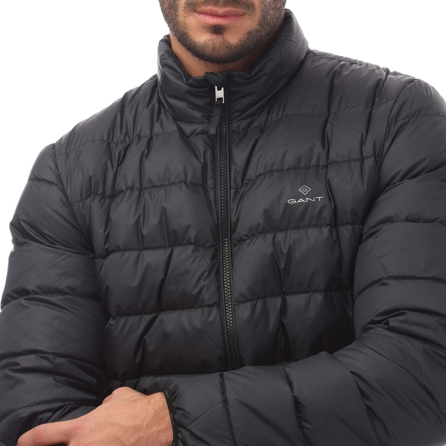 Black - Gant - Light Down Jacket - 3