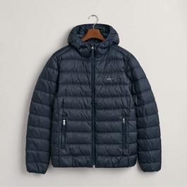 Gant Light Down Hooded Jacket