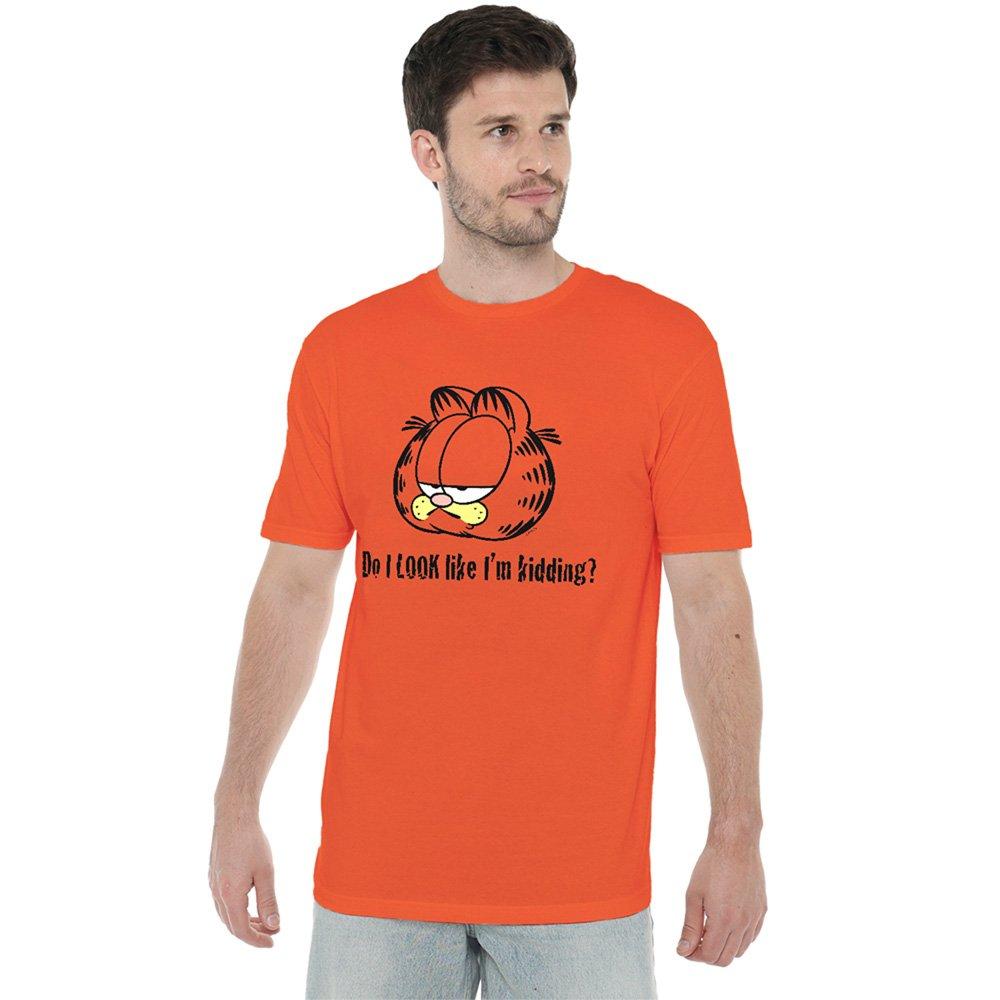 Orange - Garfield - Garfield Do I Look Like Im Kidding T Shirt Orange - 1