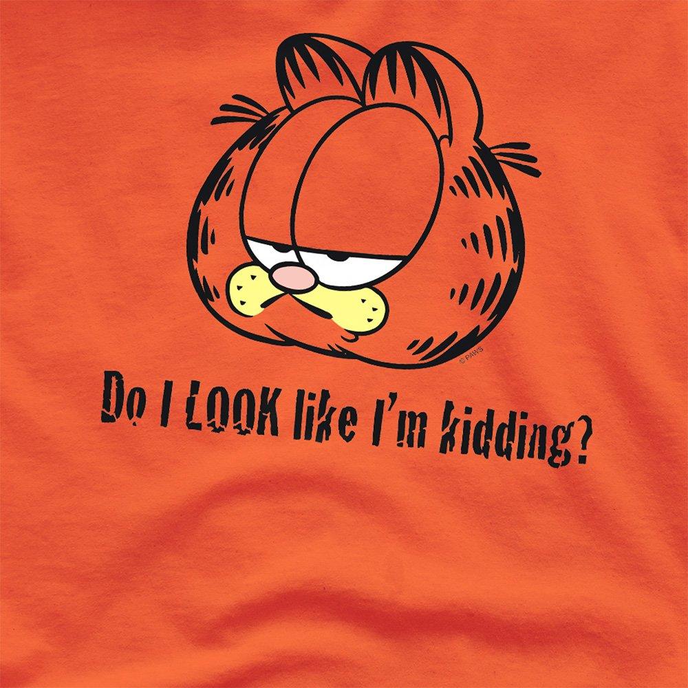 Orange - Garfield - Garfield Do I Look Like Im Kidding T Shirt Orange - 2