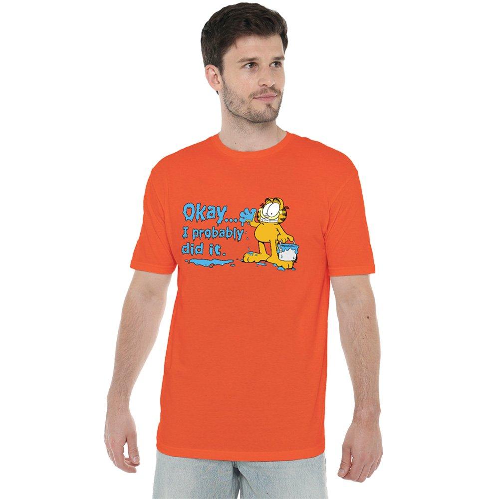Orange - Garfield - Garfield I Probably Did It T Shirt Orange - 1