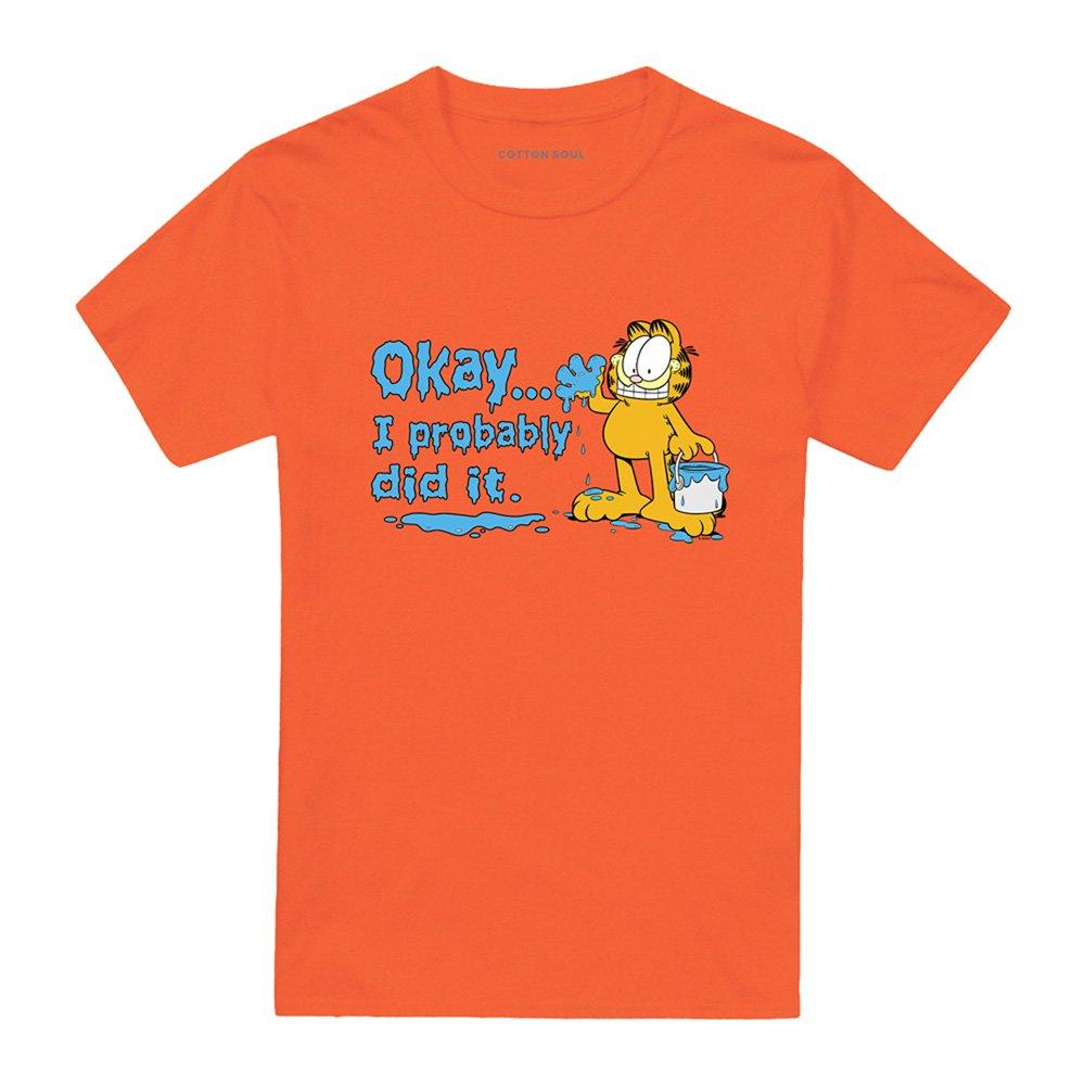 Orange - Garfield - Garfield I Probably Did It T Shirt Orange - 4