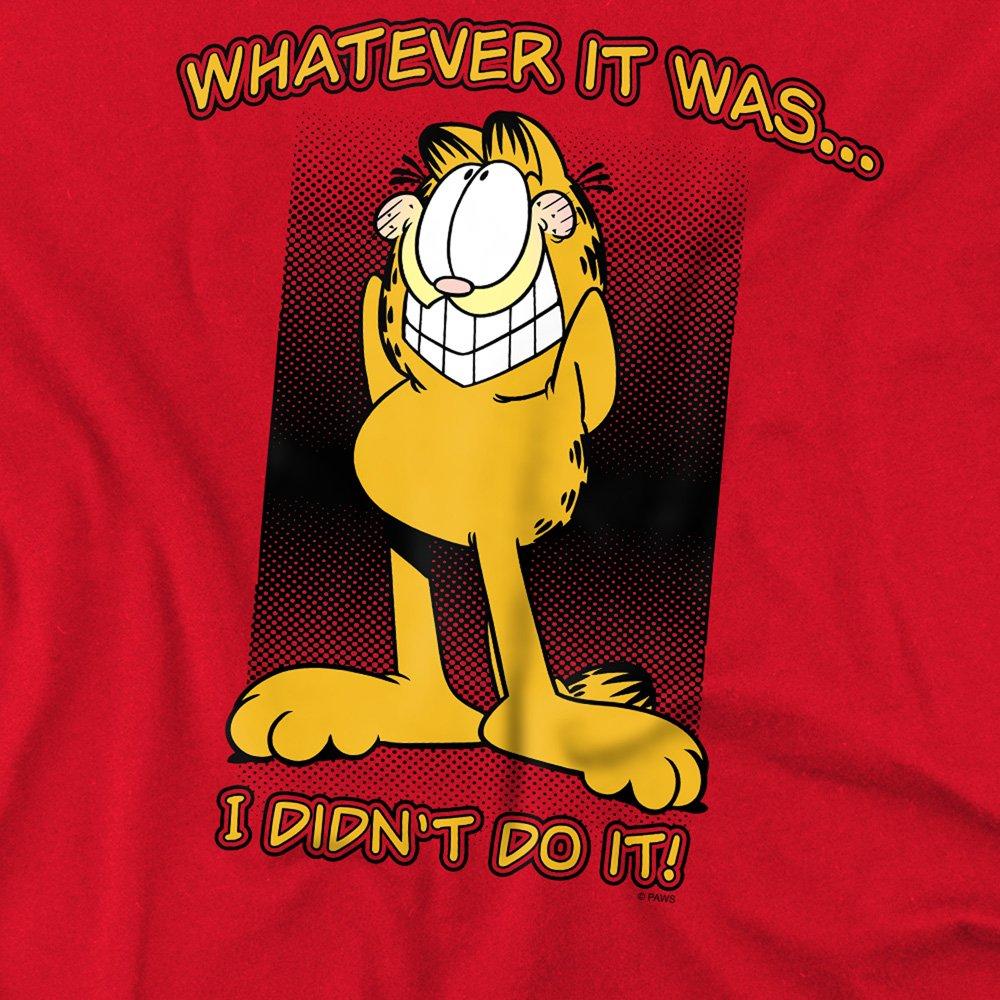 Red - Garfield - Garfield I Didnt Do It T Shirt Red - 2