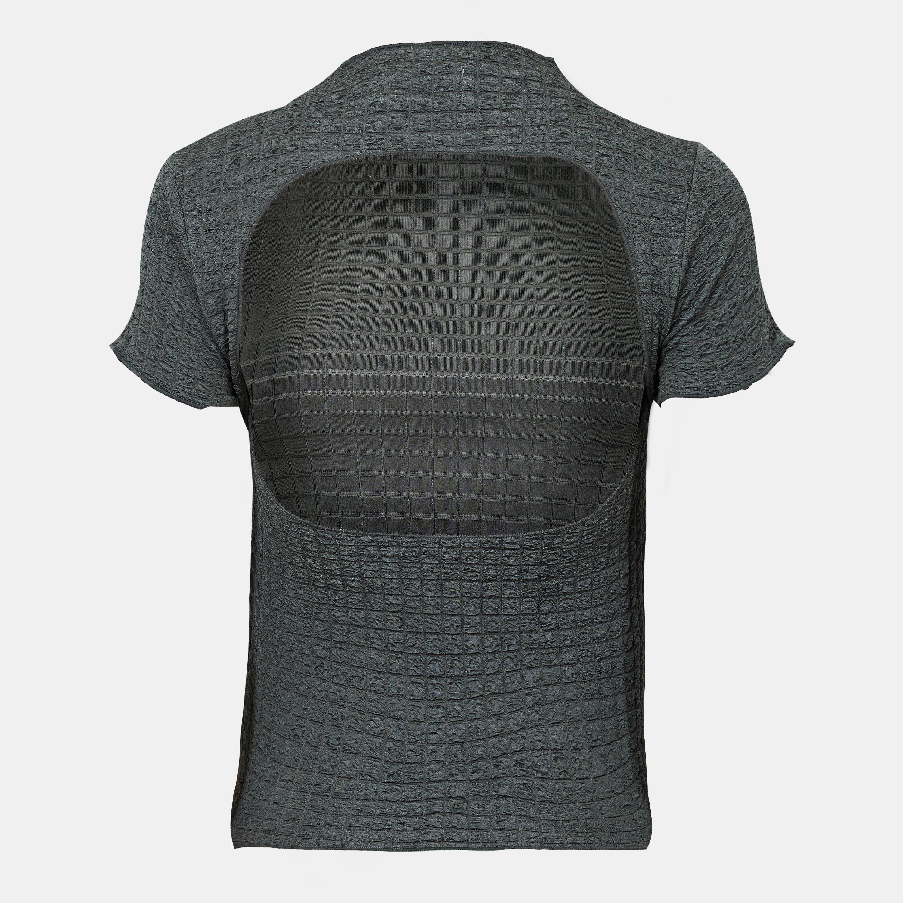 Cáqui Suave - Jack Wills - Textured Open Back Top - 2