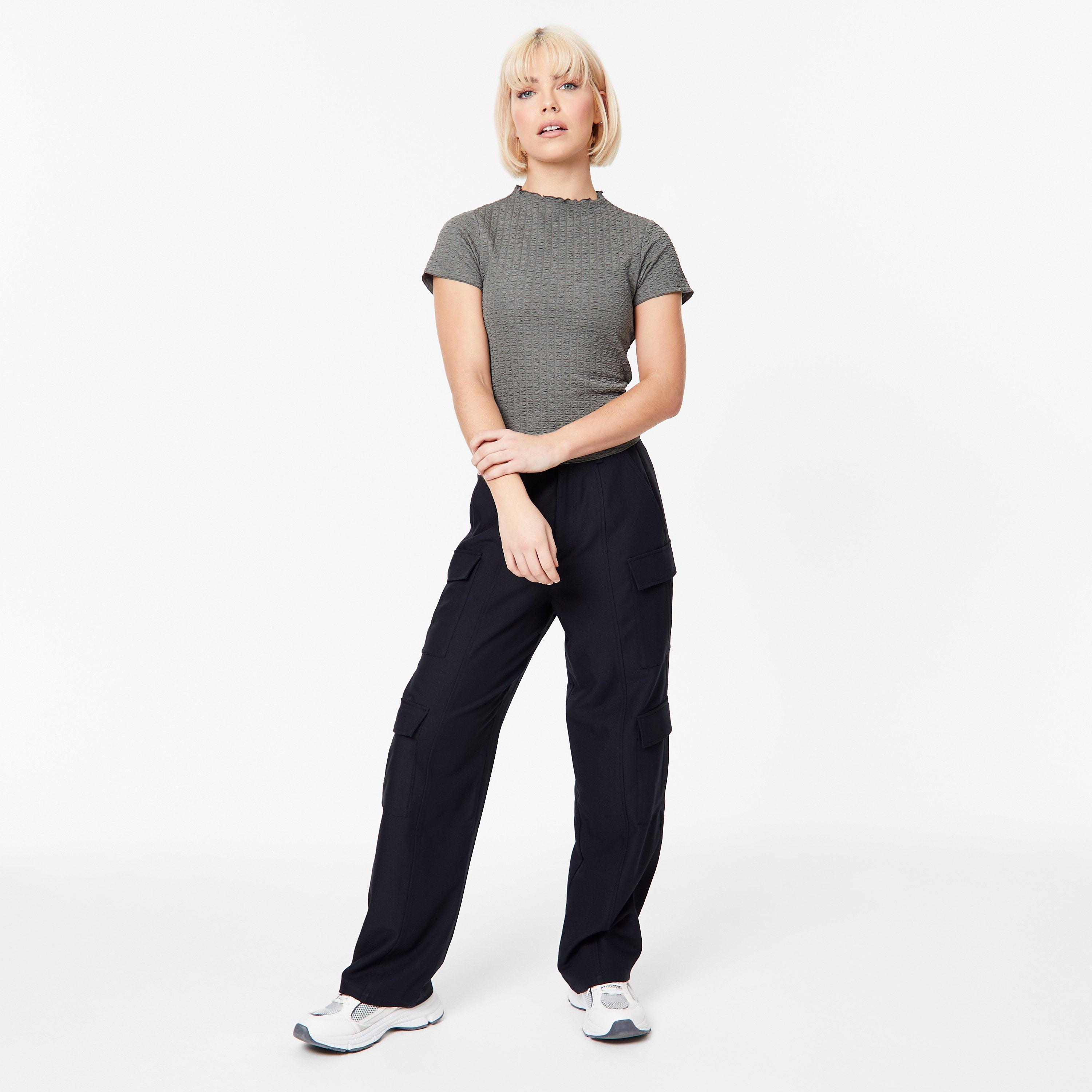 Cáqui Suave - Jack Wills - Textured Open Back Top - 4