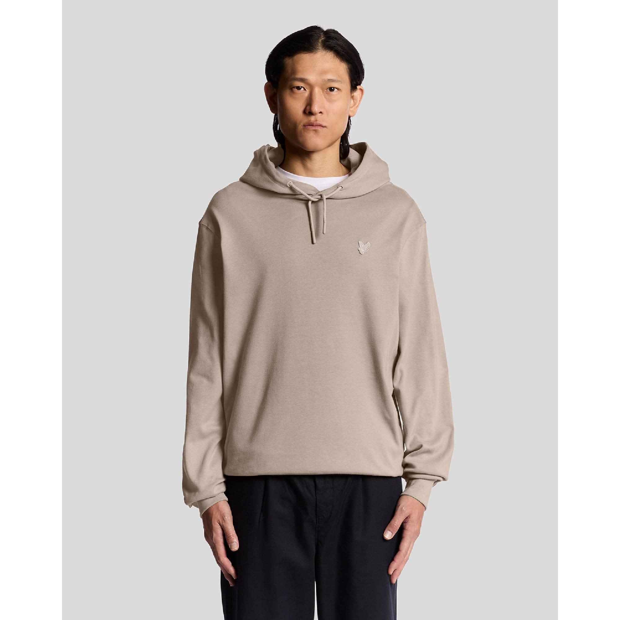 Brown - Lyle and Scott - Interlock Pullover Hoodie - 1