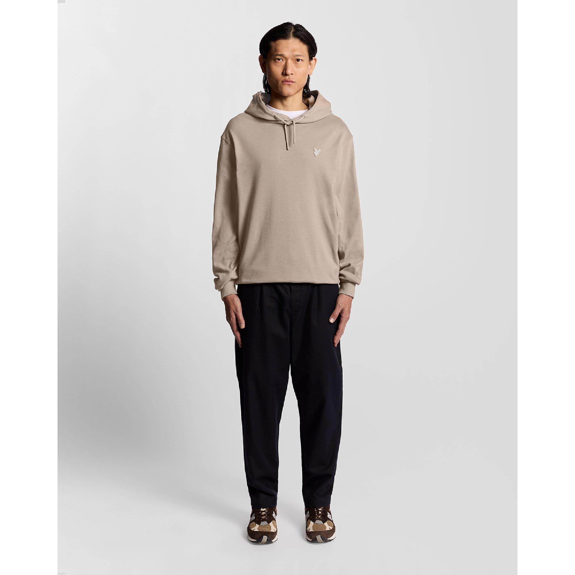 Brown - Lyle and Scott - Interlock Pullover Hoodie - 2