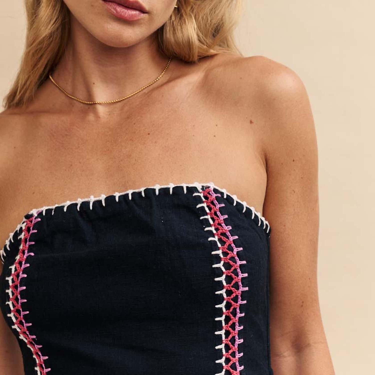 Black - Nobodys Child - Raphaela Midaxi Dress - 3