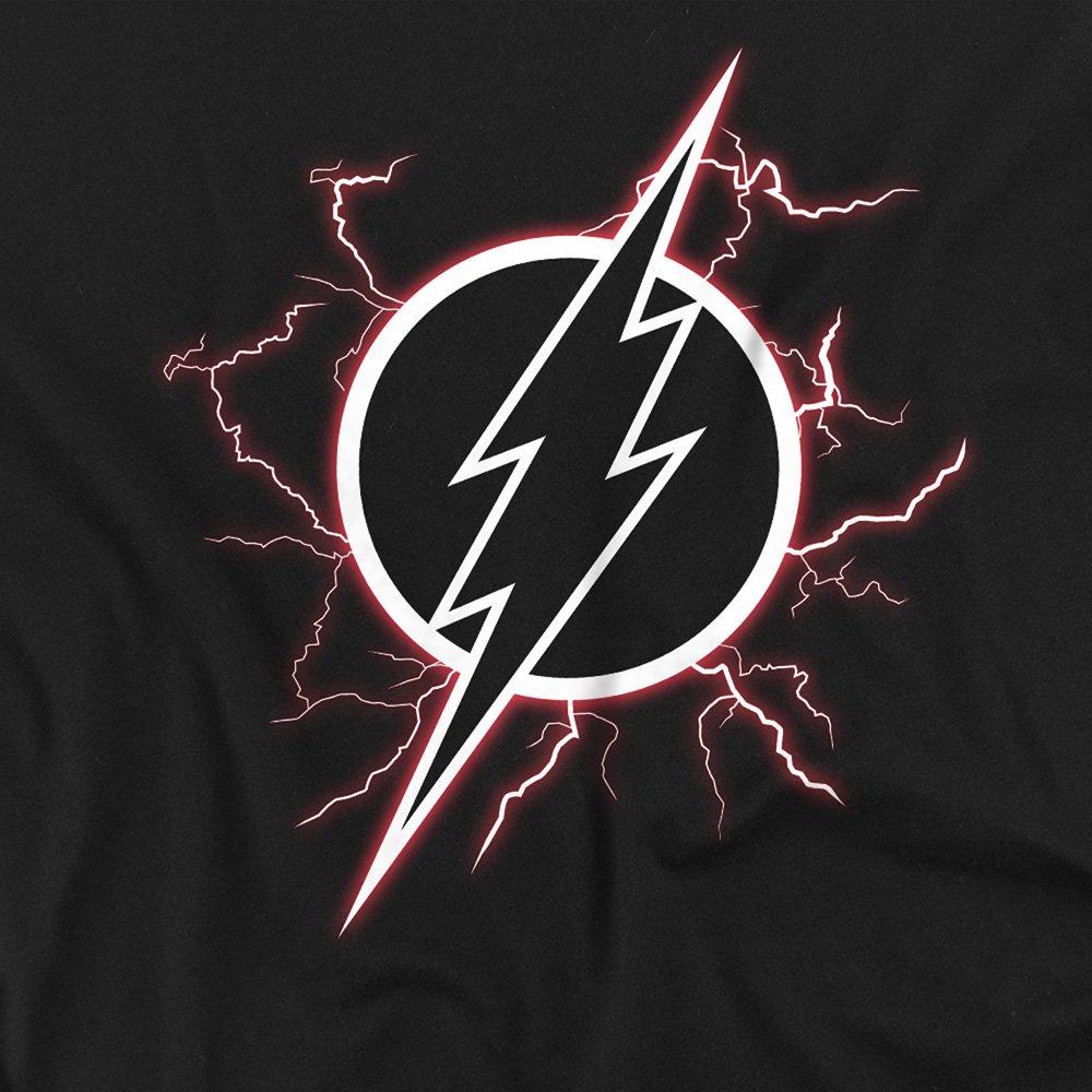 Black - DC Comics - The Flash Lightining Logo T-Shirt - 2