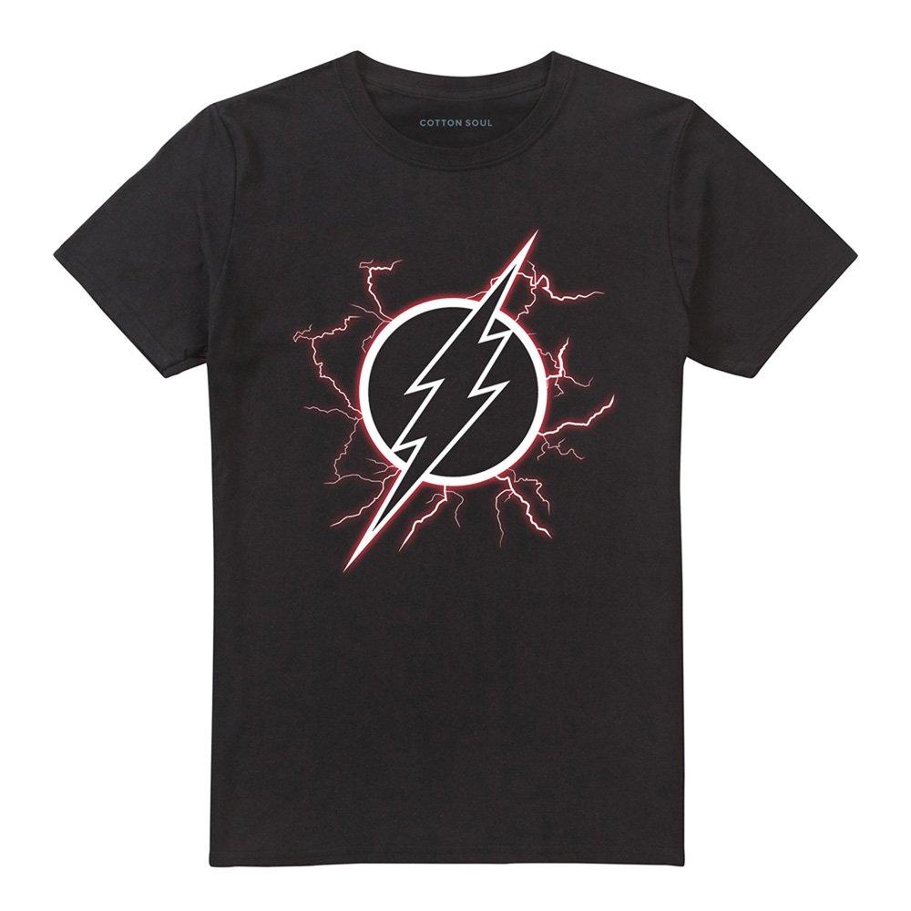 Black - DC Comics - The Flash Lightining Logo T-Shirt - 4