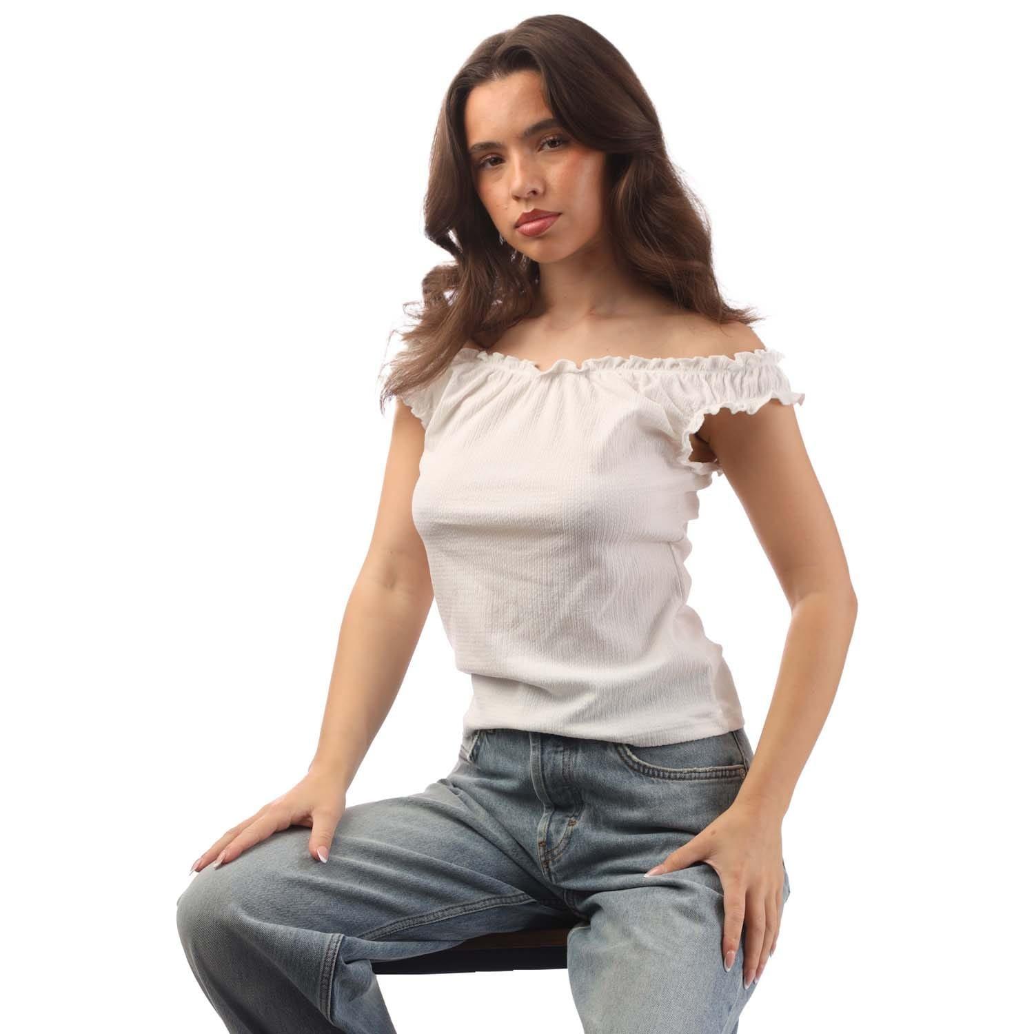 White - Nobodys Child - Savannah Bardot Top - 4